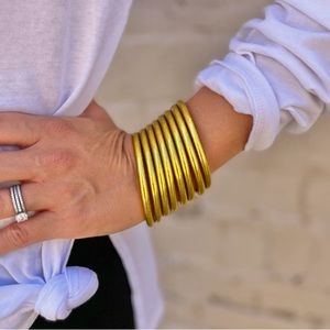 Gold Budda girl bracelet bangles!!